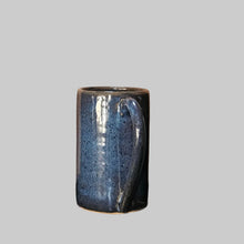 Load image into Gallery viewer, Tall blue green stoneware ceramic mug - large mug - handmade