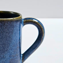 Load image into Gallery viewer, Coffee cup - mug - blue green stoneware ceramic - handmade