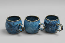 Load image into Gallery viewer, Blue round espresso coffee cup