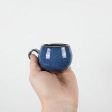Load image into Gallery viewer, Blue round espresso coffee cup