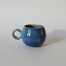 Load image into Gallery viewer, Blue round espresso coffee cup