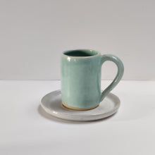 Load image into Gallery viewer, Celadon Turquoise Espresso Saucer Mix and Match