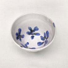 Load image into Gallery viewer, Blue flowers Handmade Stoneware Ceramic Nibbles Bowls Sugar Bowls Made to order Delivery 2-3 Weeks