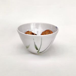 Blue flowers Handmade Stoneware Ceramic Nibbles Bowls Sugar Bowls Made to order Delivery 2-3 Weeks