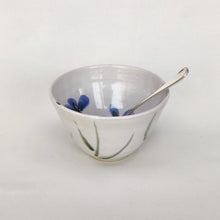 Load image into Gallery viewer, Blue flowers Handmade Stoneware Ceramic Nibbles Bowls Sugar Bowls Made to order Delivery 2-3 Weeks