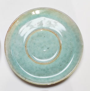Celadon turquoise round espresso coffee cup