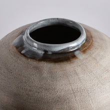 Load image into Gallery viewer, Large lichen moonjar stoneware vase