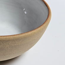 Load image into Gallery viewer, White Handmade Stoneware Ceramic Bowl Cereal Bowl