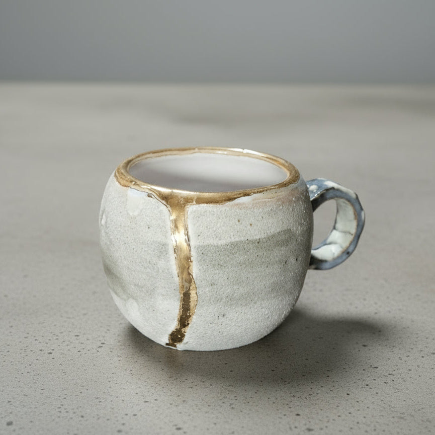 Limited edition round espresso Gold cup