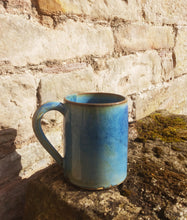 Load image into Gallery viewer, Very large blue mug pint pot