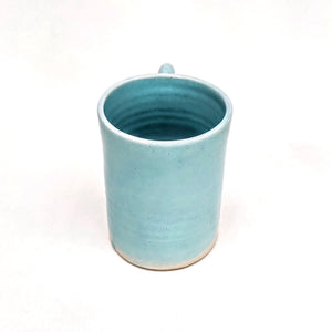 Stoneware ceramic pint pot - very large mug celadon pale jade glaze