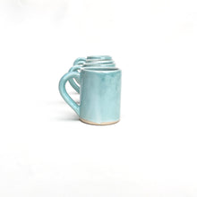 Load image into Gallery viewer, Coffee cup - mug - celadon pale jade stoneware ceramic - handmade - also made to order