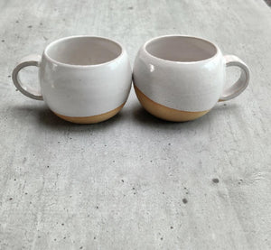 White round espresso coffee cup