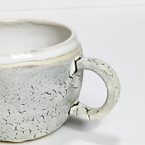 Lichen glaze round cup, tea cup, coffee cup. Hugmug.