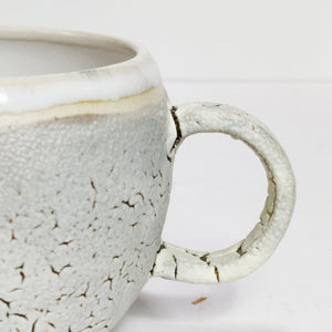 Lichen glaze round cup, tea cup, coffee cup. Hugmug.