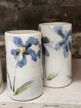 Load image into Gallery viewer, Blue Flowers ceramic jug - stoneware - milk jug - vase